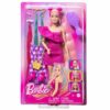 Barbie Upuzun Muhteşem Saçlı Bebekler Pembe Saçlı Bebek JDC85 - Görsel 4