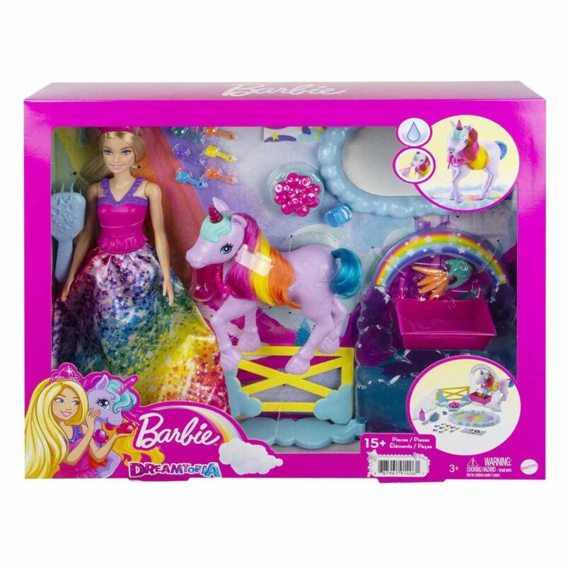 Barbie Dreamtopia Bebek ve Tek Boynuzlu At GTG01 - Görsel 3