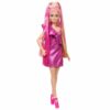 Barbie Upuzun Muhteşem Saçlı Bebekler Pembe Saçlı Bebek JDC85 - Görsel 2