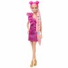 Barbie Upuzun Muhteşem Saçlı Bebekler Pembe Saçlı Bebek JDC85 - Görsel 3