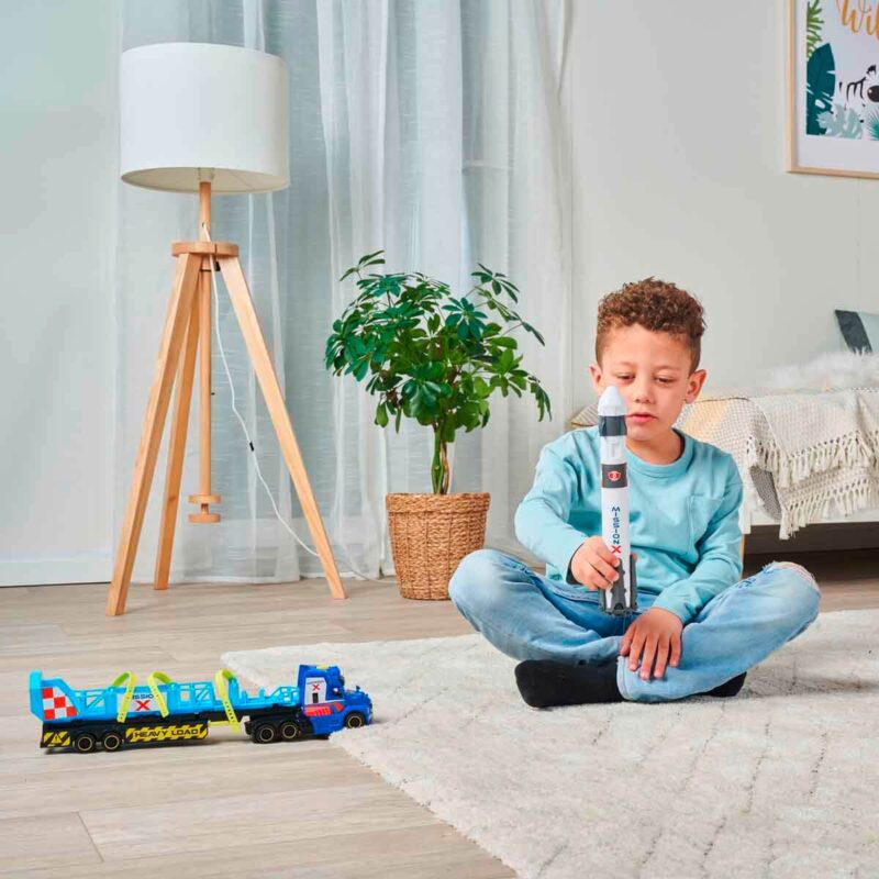 Sesli ve Işıklı Uzay Görev Kamyonu 41 cm - Görsel 13